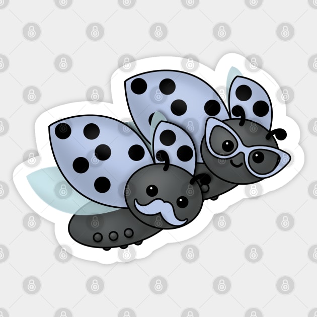 Ladybug Grandparents Sticker by HolidayBug